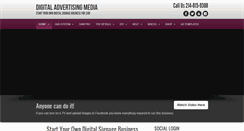 Desktop Screenshot of digitaladvertisingmedia.com