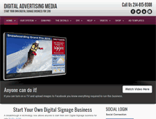 Tablet Screenshot of digitaladvertisingmedia.com